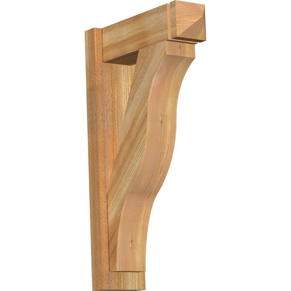 Ekena Millwork Funston Rough Sawn Arts and Crafts Outlooker, Western Red Cedar, 6"W x 18"D x 30"H OUT06X18X30FST03RWR - main